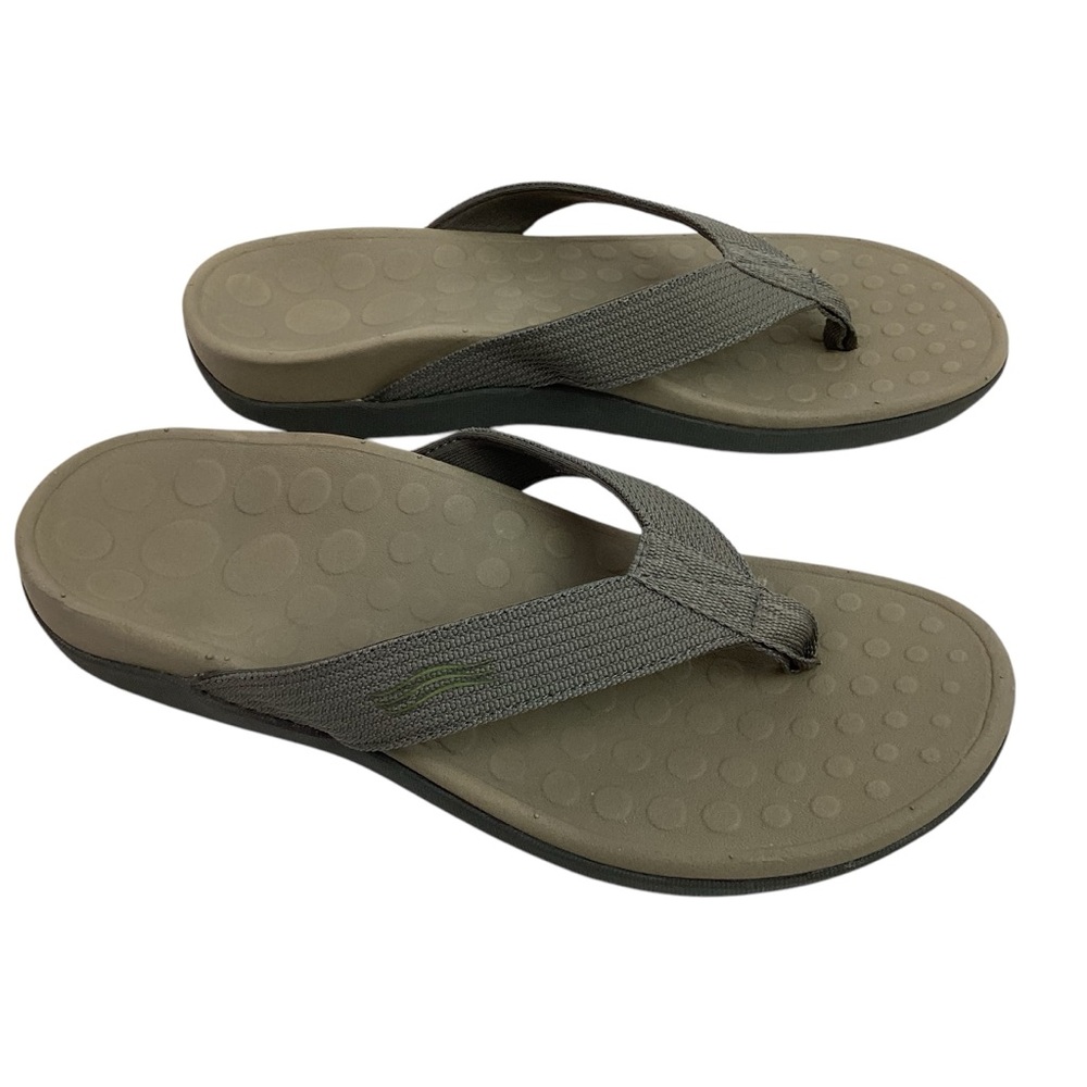 NWOT Orthaheel Wave 2 Tong Sandals Khaki